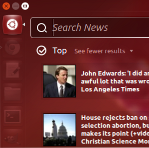 Search News, Torrents, Spotify și mai multe despre tabloul de bord al lui Ubuntu [Linux] / Linux